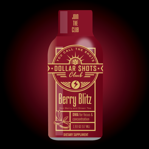 Design di Create an eye-catching energy shot drink bottle design for the relaunch our eCommerce Supplement Shot Co.!! di eastbay