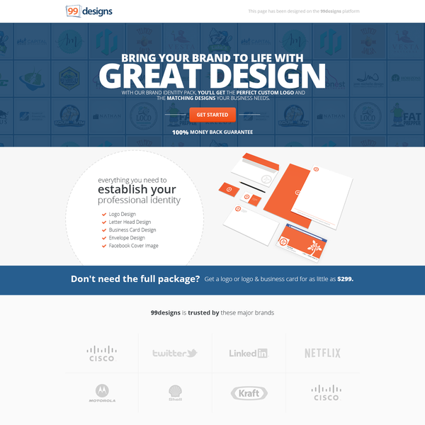Help us redesign our landing page
