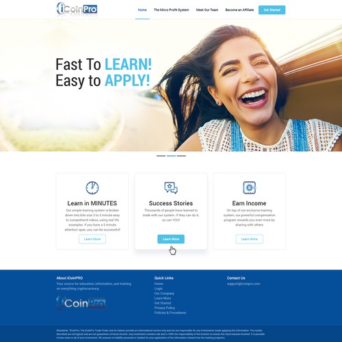 ***GUARANTEED PRIZE*** - NEW WEBSITE DESIGN FOR MLM -*****NEW***** Design by Rashicreative