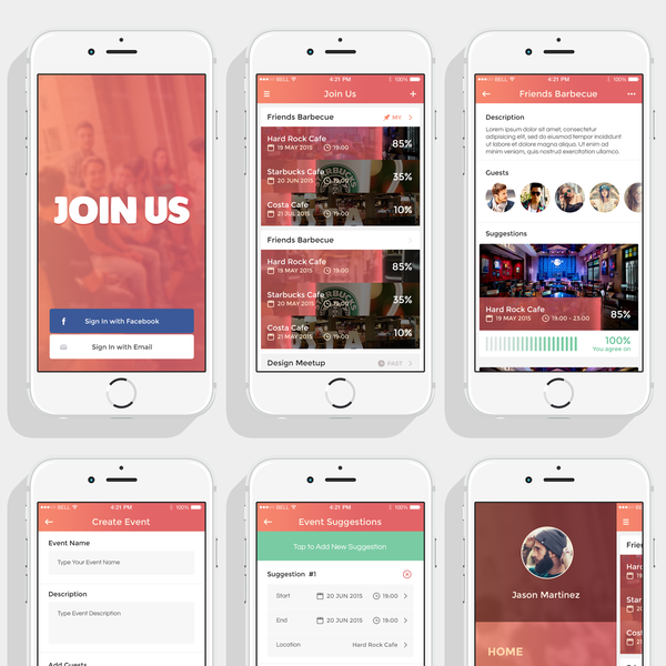 Create an app for events