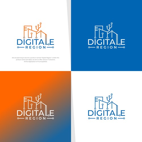 Meaningful and creative logo for our new project "Digital Region" Design by MotionPixelll™