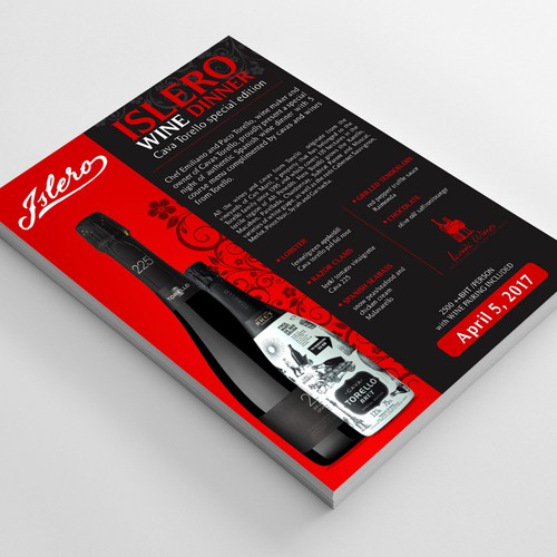 Tasting Menu Design Design by FuturisticBug