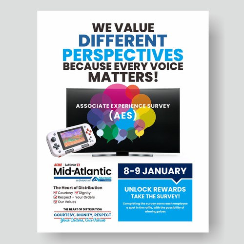 Acme Survey Need 100% Participation Design by YaaFattaah.YaaRazzaaq