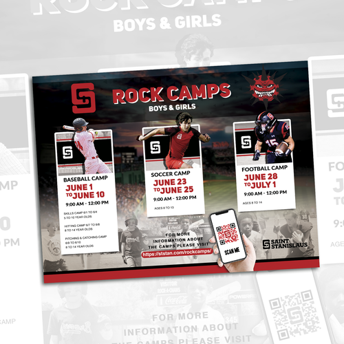 Design a catchy flyer to promote our upcoming sports camps デザイン by elize°