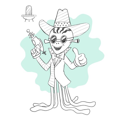 Mascot for Uranus Fudge Factory and General Store Design by ⭐ilLuXioNist⭐