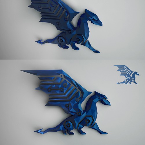 3D Dragon Rendering Design by Sifa Lovely Design