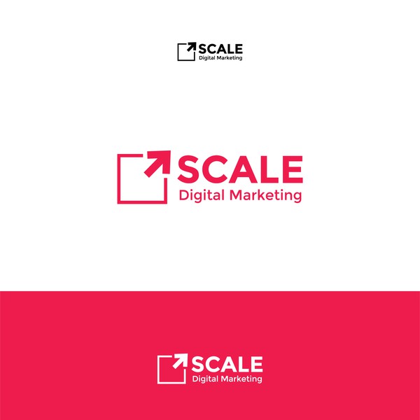 Design realizzato da Oscar Mongeotti intitolato "Logo concept marketing agency"