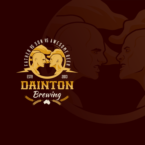 logo for Dainton Brewing Design by Widakk