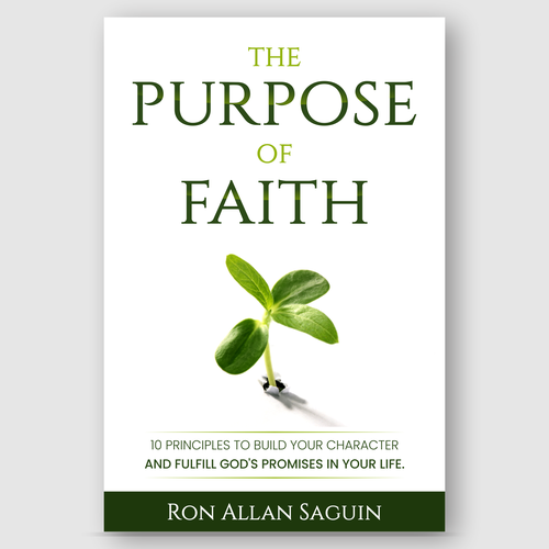 Cover for the book of the decade on faith and purpose Design by AGstudio