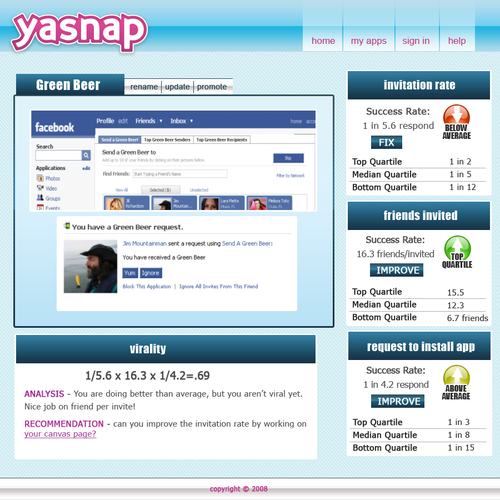 Social networking site needs 2 key pages デザイン by KimKiyaa
