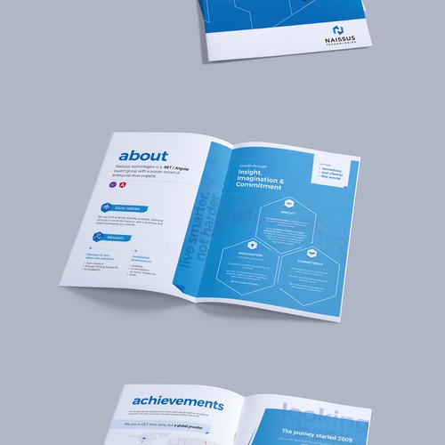 Software outsourcing brochure Design by kzine