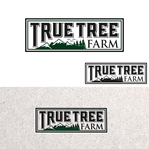 Organic logo for high elevation tree farm in Arizona. Design by Brainstorming_day