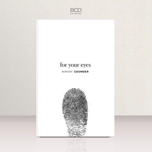 for your eyes- poetry and journal book cover Design by BCD∞