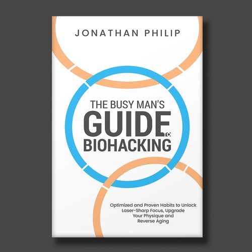Exciting and unique book cover for mind, body, spirit and health optimization that appeals to men Design by O'idea