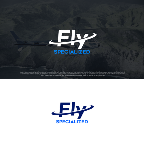 Helicopter | Aviation Company logo for flight experiences Diseño de Walco