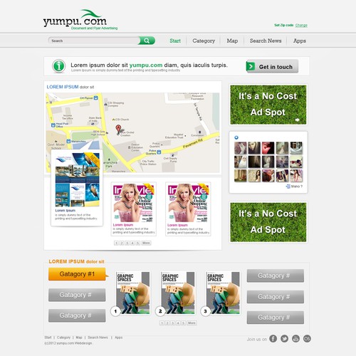 Create the next website design for yumpu.com Webdesign  Design by Global Arts