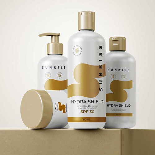 Luxury Sunscreen Label Design by Emdadul95