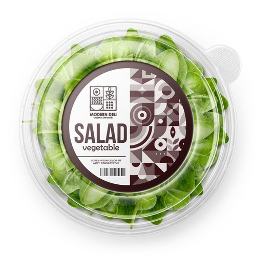 Creative yet economic food packaging for ready to go meals Design by Budour A.