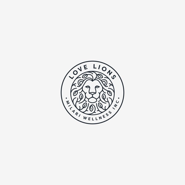 Love Lions logo design