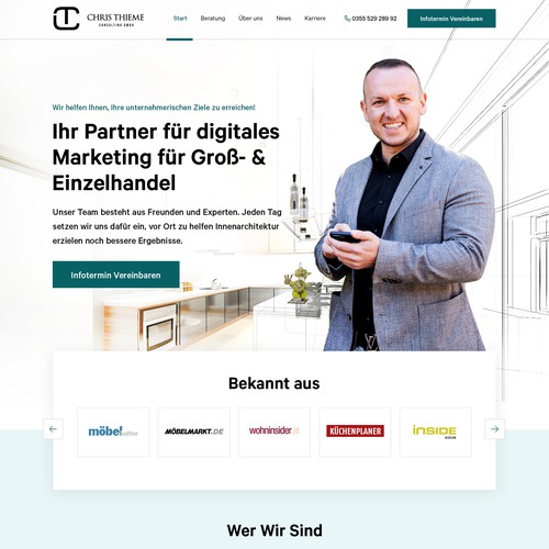 Web page design contest entry by Isaac Creative