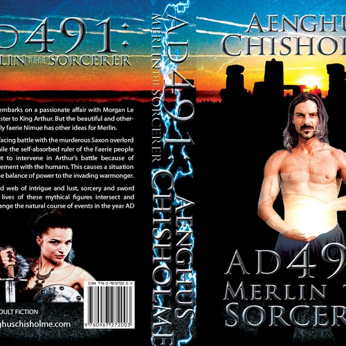 Create the next print or packaging design for Aenghus Chisholm Fiction Author Design by Kura