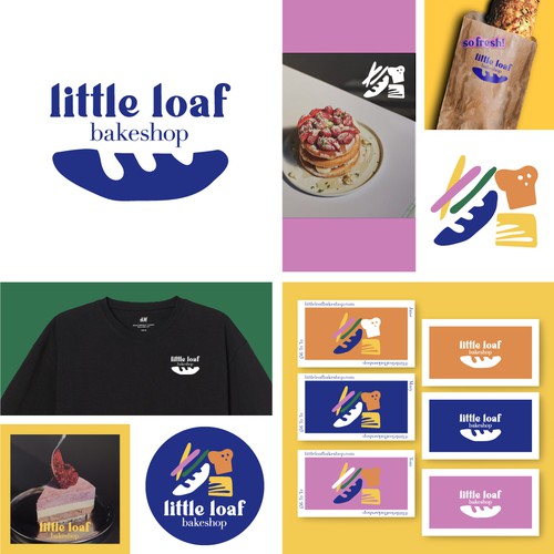 コンペ「Little Loaf Bakeshop: Identity for small bakery in the Hudson Valley (LGBTQ+ designers highly encouraged to submit!)」のデザイン by Begum G.さん 