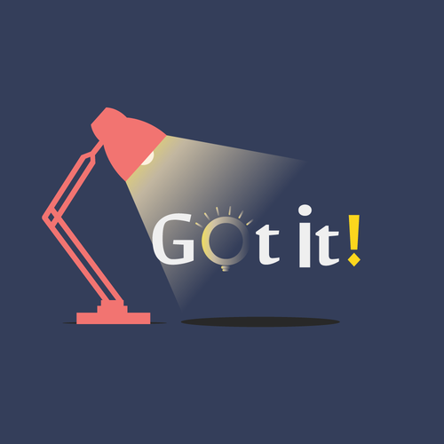 Logo design for "got it!", a top 10 app in App Store! Design by bosha