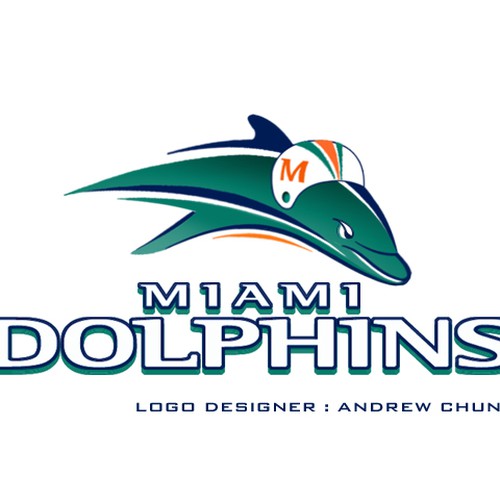 99designs community contest: Help the Miami Dolphins NFL team re-design its logo! Réalisé par Andrew1210