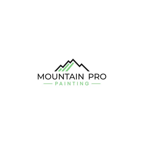 High-end, tech-focused Colorado painting company brand package Design by nov's