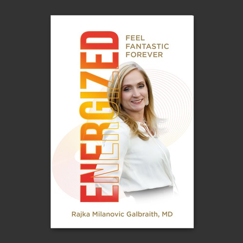 Design a New York Times Bestseller E-book and book cover for my book: Energized Design by MMQureshi