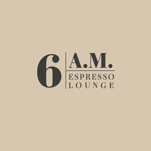 Design an enticing logo for 6 A.M. Espresso Lounge Design by Luc99