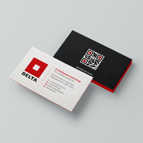 DELTA Business Card Relaunch Design by Design"Glory"