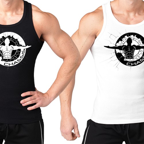 Design A Gym Singlet for Chassis Clothing Tshirt contest