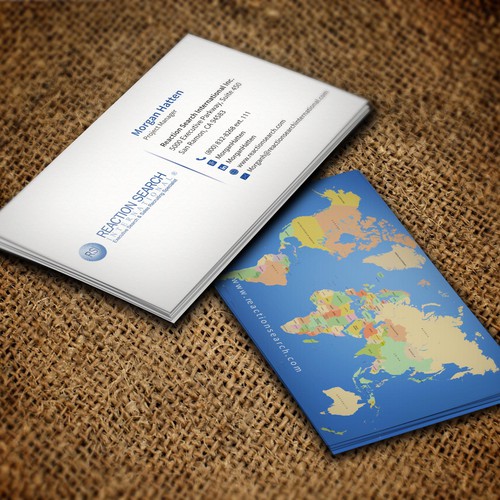 Create a new Business Card design for an Executive Search Company Design réalisé par AkGraphicsSolutions