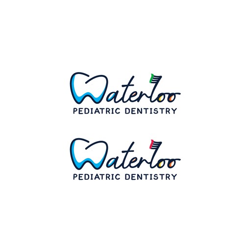 Branding and Logo for Waterloo Pediatric Dentistry Design by ~Luciano~