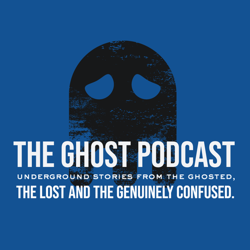 The Ghost Podcast Design by Coffey Graphics