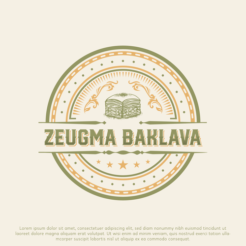 High quality Turkish baklava shops in Bosnia and Herzegovina-ontwerp door Kris1923