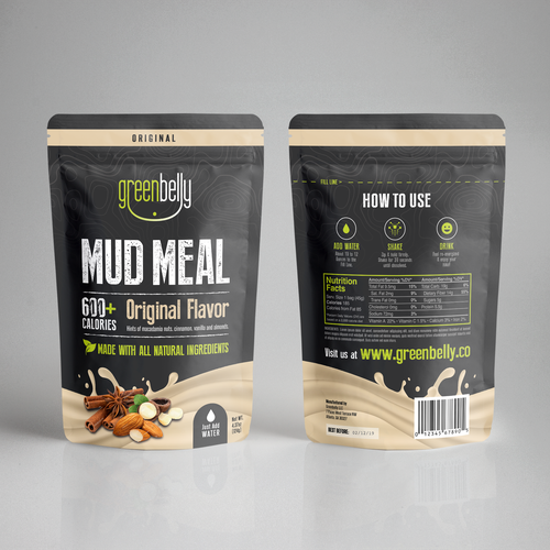 Design our new backpacking food packaging (Greenbelly Meals) Design by BearFace™