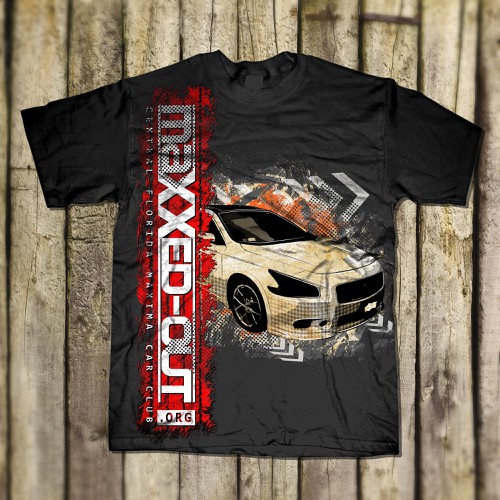 T-shirt design for car club (LOGO PROVIDED) Design von Mothrich