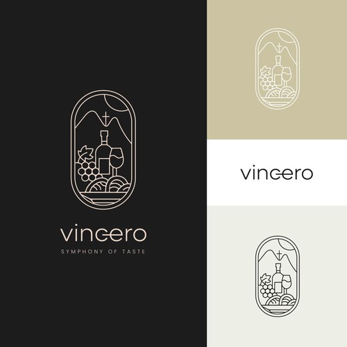 Making a logo in a restaurant (Name is VINCERO) Design réalisé par BeGood Studio