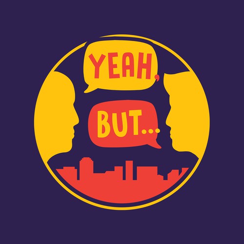 Podcast Logo for the "Yeah, But.." channel-ontwerp door Brazuca Studio