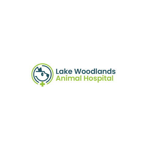 Veterinary logo design for a small animal hospital located next to a lake! Design by MuhammadAria