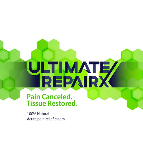 Create a logo for a high end all natural pain relief and repair cream Diseño de Francesca Macri