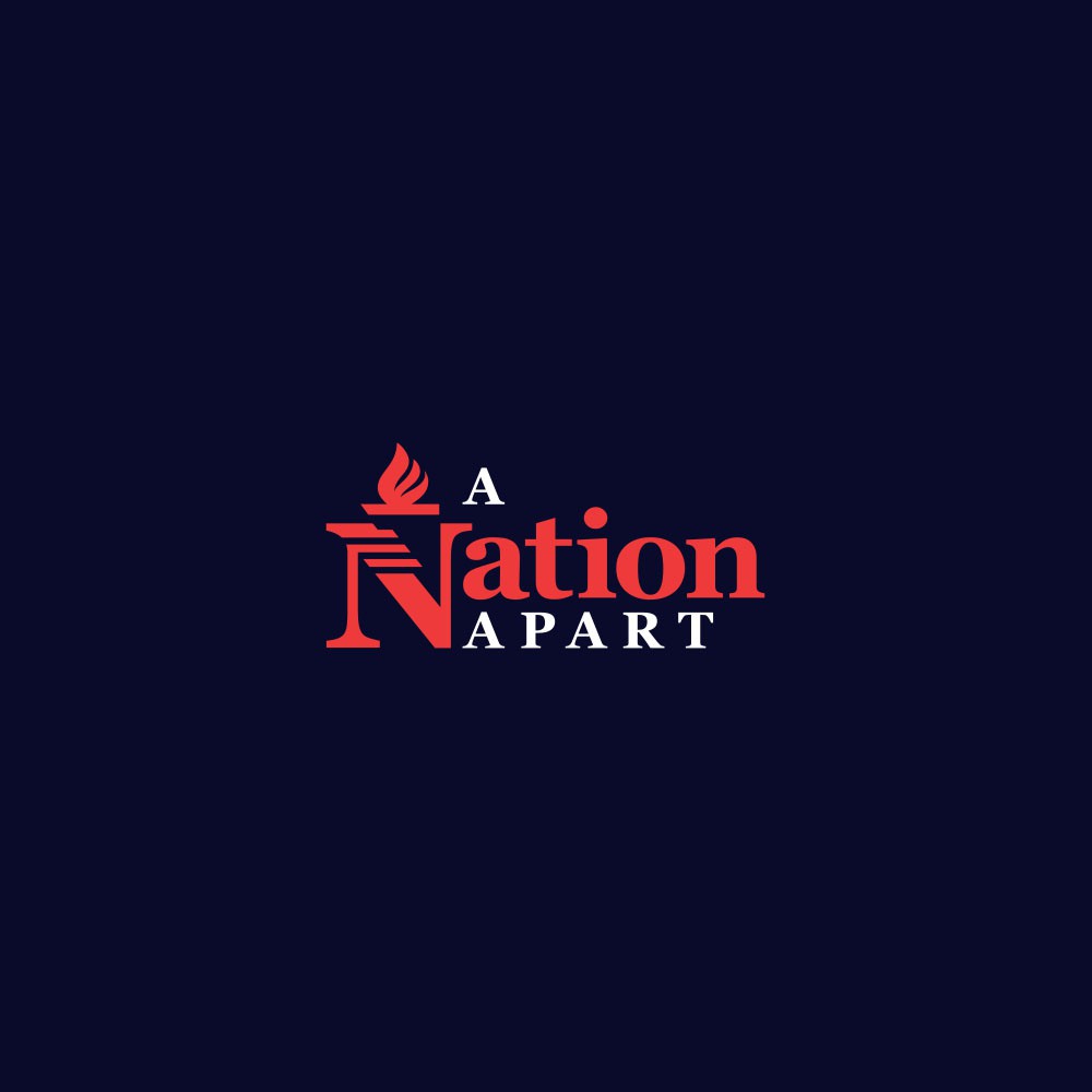 National logo with the title 'Logo for A Nation Apart.'