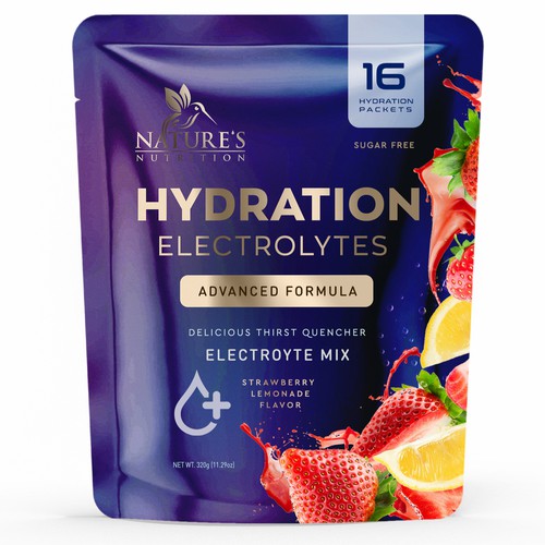 Refreshing Hydration Electrolytes Design Needed for Nature's Nutrition Design by a x i o m a ™