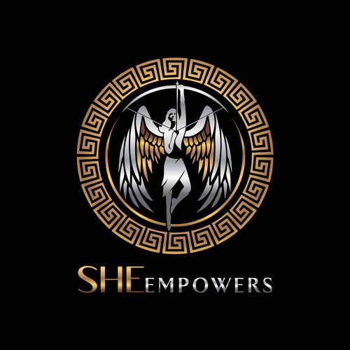 SHEempowers - luxurious design of a woman preferrably in some kind of a circle to appeal to women professionals Design by eMbo