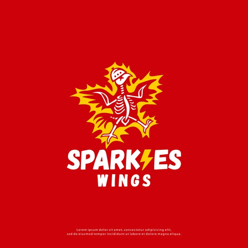 SPICY GOURMET CHICKEN WINGS Design by Dante Studio