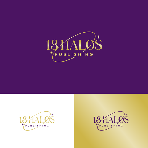 13 Halos Publishing logo Diseño de StudioJack