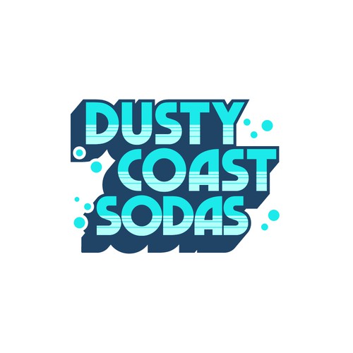 Logo for 80s and 90s soda drinks Design by Carlos Arriaga