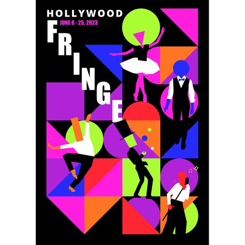 Guide Cover for LA's largest performing arts festival Diseño de Donn Marlou Ramirez